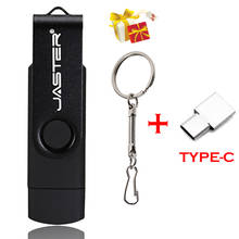 Hot Sale USB 2.0 Flash Drive 64GB Free key chain TYPE-C adapter U stick 32gb Smartphone mobile double port OTG dual pendrive 2024 - buy cheap