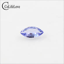 3mm * 6mm Marquise Cut Tanzanite Loose Gemstone 100% Real Natural Tanzanite Gemstone VVS Grade 2024 - buy cheap