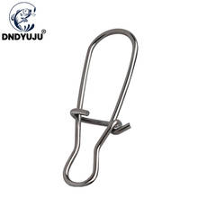 DNDYUJU-broches de seguridad para pesca, accesorio de cierre rápido de acero inoxidable, Size000-6, 30-100 Uds. 2024 - compra barato