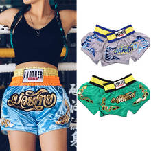 Men's Boxing Pants Printing MMA Shorts Fight Grappling Short Polyester Boxing Muay Thai Pants Thai bjj Boxing Shorts 2024 - buy cheap