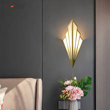 Luz LED de pared para pasillo, lámpara de pared para cabecera de hotel, dormitorio europeo, creativa, para interior, laniron 2024 - compra barato