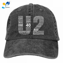 U2-Sombrero de banda ajustable, gorra de mezclilla, gorra de béisbol, Unisex 2024 - compra barato