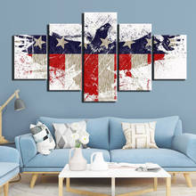 Wall Art National flag Painting on Canvas Stretched and Framed Posters and Prints Ready to Hang for Home  Wall Decor 2024 - compre barato