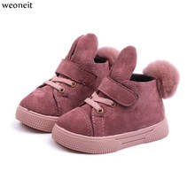 Weoneit botas para niños zapatos para bebés pequeños botas de nieve de invierno Zapatos Niños zapatilla cálida botas de nieve niños zapatos de bebé 2024 - compra barato
