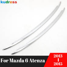 For Mazda 6 M6 Atenza 2013 2014 Chrome Front Bottom Bumper Grille Grills Cover Trim Molding Strip Accessories Car Styling 2pcs 2024 - buy cheap