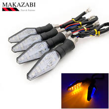 Luz LED de intermitente para motocicleta, para YAMAHA yzf-r25, mt-125, virago 250, tmax 300, tdm 850, fz1, KAWASAKI ninja 300, estrella, etc. 2024 - compra barato