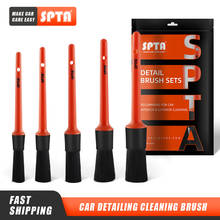 (Bulk Sale 1-20Sets) SPTA PP Car Wash Car Detailing Brush Auto Car Cleaning Detailing Set Dashboard Air Outlet Cleaning Brush 2024 - buy cheap