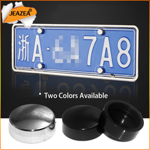 Набор крышек JEAZEA из ABS-пластика, 4 шт., для автомобиля, грузовика, мотоцикла, крепежные винты для рамки номерного знака 2024 - купить недорого