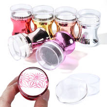 3 pçs silicone stamper prego raspador conjunto punho metálico prego arte carimbo polonês impressão manicure imagem placa ferramenta JI1033-1 2024 - compre barato