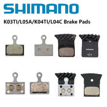 Shimano l03a resina ice-tech DURA-ACE l04c metal xtr k03ti k04ti pastilhas de freio a disco de resina para r9170 r8070 rs805 rs505 bicicleta 2024 - compre barato