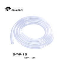 Bykski-Tubo de Flessibile de 9,5mm de diámetro interior + 12,7mm de diámetro exterior, tubo de silicona PU, tubos de manguera de agua transparente, 1 metro/Uds. 2024 - compra barato