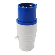 16 Amp 3 Pin Industrial Plug+Socket 220-250V Weatherproof IP44 2P+E 3Phase 16A1## Dropshipping 2024 - buy cheap