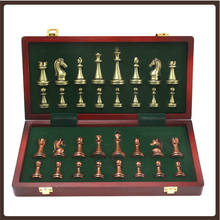 Large Board Chess Professional Educational Child Game Set Metal Chess Set Luxury Board Games for Adults Brettspiel Entertainment 2024 - buy cheap