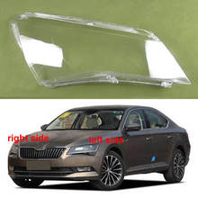 For Skoda Superb 2016 2017 2018 Transparent Headlight Cover Headlamp Shell Clear Lens Plexiglass Replace Original Lampshade 2024 - buy cheap