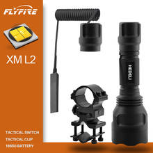 XM L2 Hunting Flashlight 5Lighting Modes Tactical Flashlight Torch 18650 Waterproof Hand Lamp Gun Mount Rechargeable Flash Light 2024 - buy cheap
