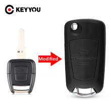 KEYYOU Replacement Modified 3 Button Flip Folding Remote Key Shell Case Fob For Opel Corsa Astra Kadett Monza Montana HU46 Blade 2024 - buy cheap