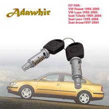 Key Lock Cylinder for Volkswagen Passat LUPO SEAT Toledo Leon AROSA Door Lock Repair Kit 3B0837167/168 2024 - buy cheap