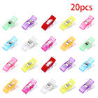 Nonvor 20pcs Job Foot Case Multicolor Plastic Sewing Clips Fabric Clamps Patchwork Hemming Colors Binding Clips Paper 2026 - buy cheap