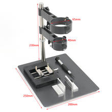 Suporte de mesa para câmera, estação de solda com pistola de ar quente para lentes 100x 180x 300x c, industrial, de metal 2024 - compre barato