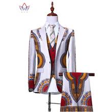 (Jacket+Vest+Pants)Blazers for Men 3 Piece Slim Fit Cowboy Wedding Men Suit Retro Gentleman Mens' African Clothing 6XL WYN230 2024 - buy cheap