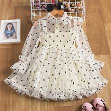 Cute Girls Dress New Autumn Girl Dresses Fancy Flower Princess Dress Toddler Tutu Baby Kid Birthday Tulle Cloth Casual Wear 3 8Y 2024 - buy cheap