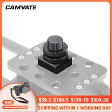 CAMVATE 1/4" Hot Cold Shoe Mount +  5/8"-27 Male Threaded Cold Shoe Adapter For Microphone/Monitor/LED Light/Flashlight Mounting 2024 - buy cheap