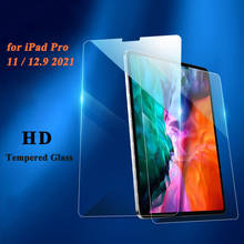 For Apple iPad Pro 11 12.9 2021 Tablet Tempered Glass Screen Protector For iPad Pro 11' 12.9' Full Cover Protective Clear Film 2024 - buy cheap