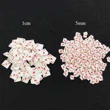 100g Polymer Hot Clay Sprinkles A Poker Card Slices for Crafts Making DIY Scrapbooking Crystal Mud Filler Decoration 10mm 5mm 2024 - buy cheap