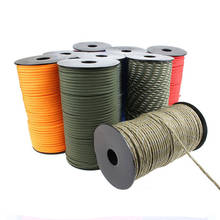 Military 550 Paracord Rope 100M 50M 7 Strand 4mm Parachute Cord Camping Accessories Outdoor Survival Gear DIY Bracelet Tent Line 2024 - buy cheap
