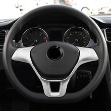 Foal Burning Car Steering Wheel Cover Trim Sticker Fit for Volkswagen VW Golf 7 GTI MK7 Jetta MK6 2015 2016 POLO 2014 2015 2024 - buy cheap