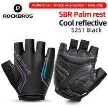 ROCKBROS Cycling  gloves Men Women Half Finger Gloves Breathable  Sports Gloves MTB Bike Bicycle Gloves 2024 - buy cheap