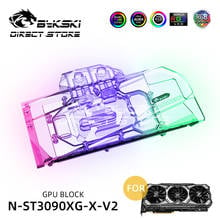 Bykski-bloque de agua GPU para Zotac RTX3090 GAMING OC, bloque de cobre de cobertura completa, enfriador de agua 3090 VGA, disipador de calor, N-ST3090XG-X-V2 RGB 2024 - compra barato