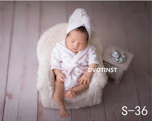 Dvotinst Newborn Baby Photography Props Posing Mini Sofa Arm Chair+2pcs Pillows Poser Photo Prop Fotografia Studio 2024 - buy cheap