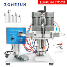 Zonesun máquina de vedação para frascos, tampa de vidro de mesa, e-juice, e-liquido, vedação de plástico 2024 - compre barato