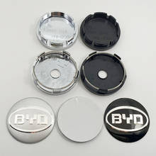 4pcs 56mm 60mm BYD Logo Car Wheel Center Hub Cap Rim Refit Badge Covers Decoration Emblem Sticker Styling Auto Accessories 2024 - buy cheap