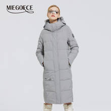 MIEGOFCE 2022 New Women's Long Cotton Coats With miegofce Logo Design Winter Waterproof Parkas Windproof Clothes Women's Jacket 2024 - buy cheap