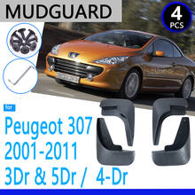Guardabarros aptos para Peugeot 307, 307sw, 2001 ~ 2011, 2002, 2006, 2007, 2008, accesorios de coche, piezas de repuesto 2024 - compra barato