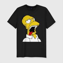 Camiseta de algodón para hombre, camiseta de Gomer Simpson (2) 2024 - compra barato