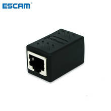 Puerto RJ45 hembra a hembra, conector divisor de red Ethernet LAN, cabezal de transferencia, acoplador adaptador RJ45 CAT5 CAT6 Sockt 2024 - compra barato