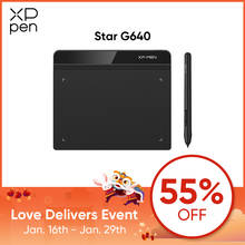 XP-Pen Star G640 Graphics Tablet Digital Drawing Tablet for OSU and Animation 8192 Levels Pressure 266RPS for Art Education 2024 - купить недорого