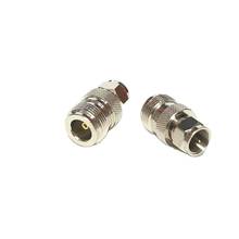 1pc NEW  N Female Jack  to F  Male Plug  RF Coax Adapter Convertor  Straight  Nickelplated  Wholesale 2024 - buy cheap