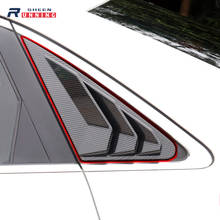 Persianas de ventana trasera para Audi A4 B8, protector de ventilación lateral, color negro brillante, apto para 4 puertas, Audi A4 B7 B9, accesorios de coche, 2009 ~ 2020 2024 - compra barato