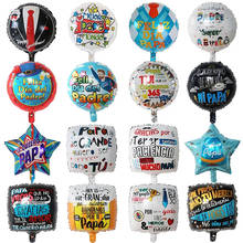 10Pcs Spanish Happy Father's Day Balloons 18inch Feliz Dia Super Papa Air Globos Home Birthday Party Decorations Accessories 2024 - buy cheap