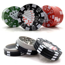 Herbs Grinder 3 Parts Style Herb Mills Poker Chip Herbal Tobacco Weed Grinder for Pipe Smoking Accessories 2024 - buy cheap