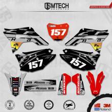 DSMTECH Customized Team Graphics Backgrounds Decals 3M Custom Stickers For 2018-2020 CRF250R 2017 2018 2019-2020 CRF450R 005 2024 - buy cheap