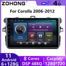 Radio con GPS para coche, reproductor Multimedia con Android 10, DSP, 4G, 2 Din, DVD, para Toyota Corolla 2024 - compra barato