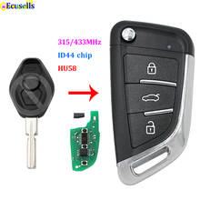 Modified Flip Remote Key 315MHz Or 433MHz ID44 PCF7935 chip for BMW 1/3/5/7 Series X3 X5 Z3 Z4 Keyless Entry for EWS System HU58 2024 - buy cheap