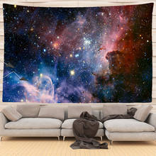 Tapiz de pared de cielo estrellado espacial, tapiz colgante de pared, manta negra 2024 - compra barato