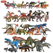Фигурки Oenux мир динозавров Park, фигурки героев Юрского периода, индоминус Рекс Птерозавр, стегозавр, модели животных из ПВХ, коллекционная детская игрушка, подарок 2024 - купить недорого