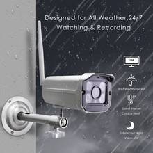Cámara IP 720P para exteriores, videocámara inalámbrica de seguridad para el hogar, con Wifi, impermeable, de Metal, bala, graba sonido, aplicación Yoosee 2024 - compra barato